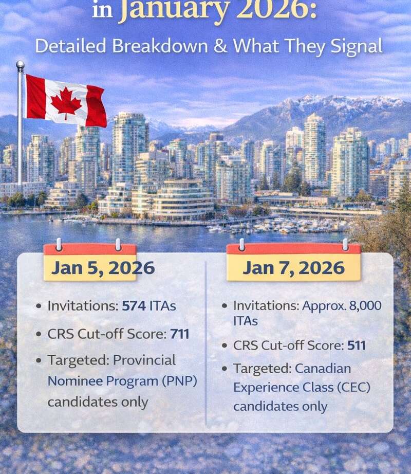 First Express Entry Draws in early January 2026