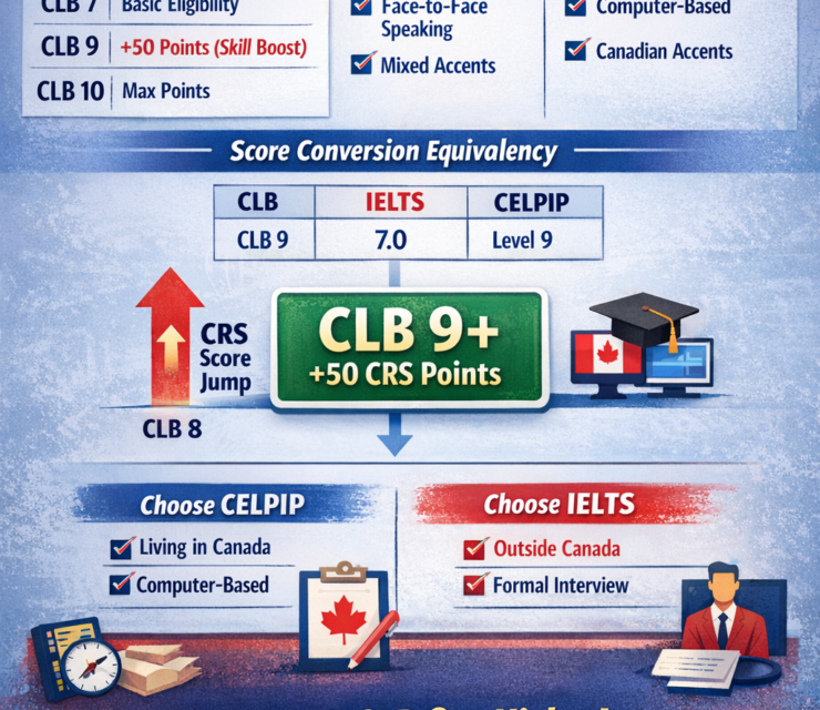 IELTS vs CELPIP: Which Gives You More Points for Canadian Immigration?