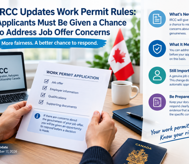 IRCC Updates Work Permit Rules: Applicants Must Be Given a Chance to Address Job Offer Concerns